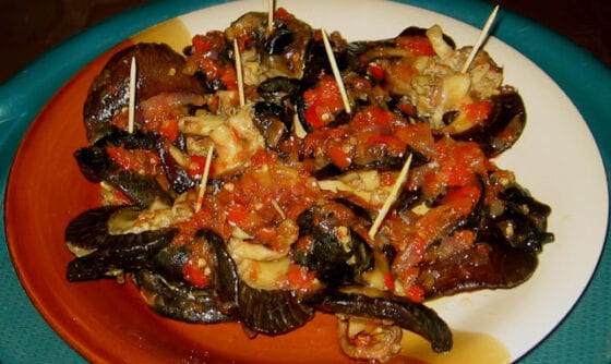 Crunchy peppered nigerian snails